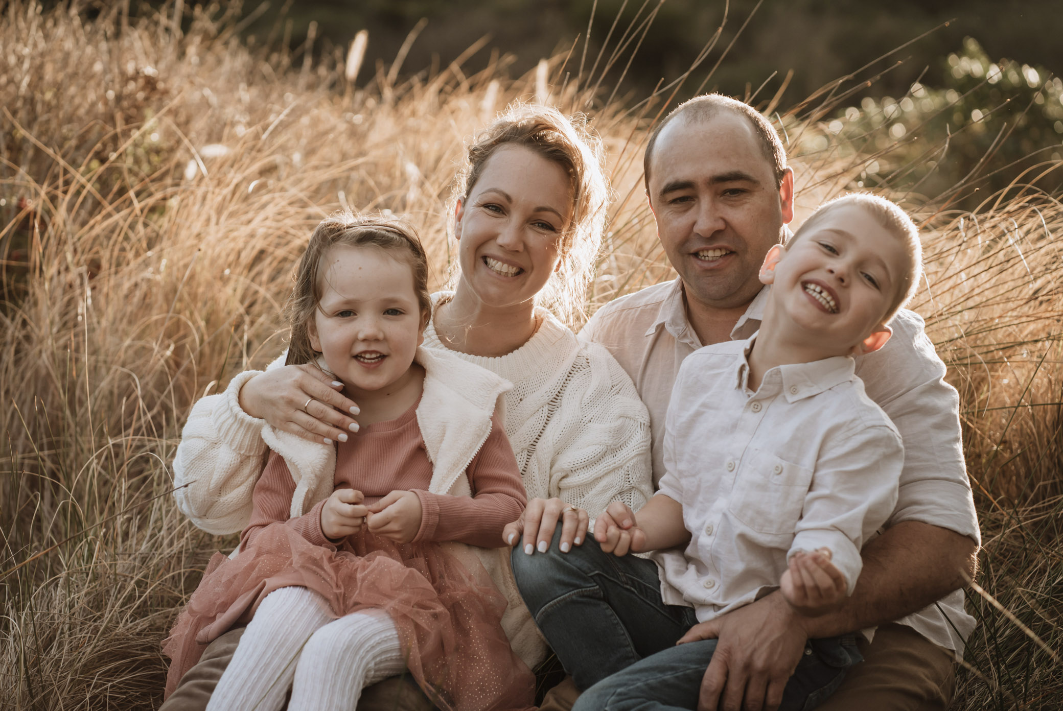 Primary Myelofybrosis patient Emma and her family
