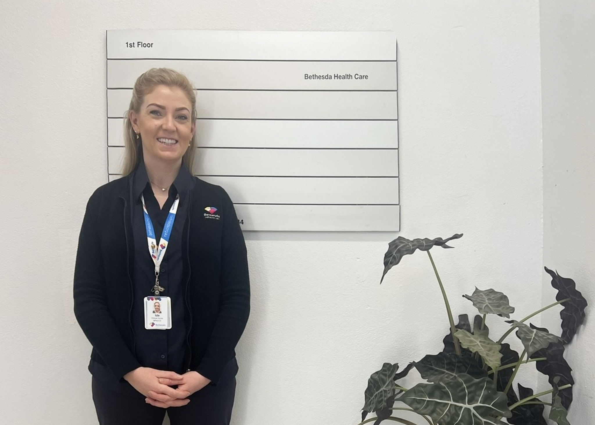 Where are they now? We catch up with Nurse Ide Irwin upon the completion of her studies. Ide pictured here in her nurse uniform at work.