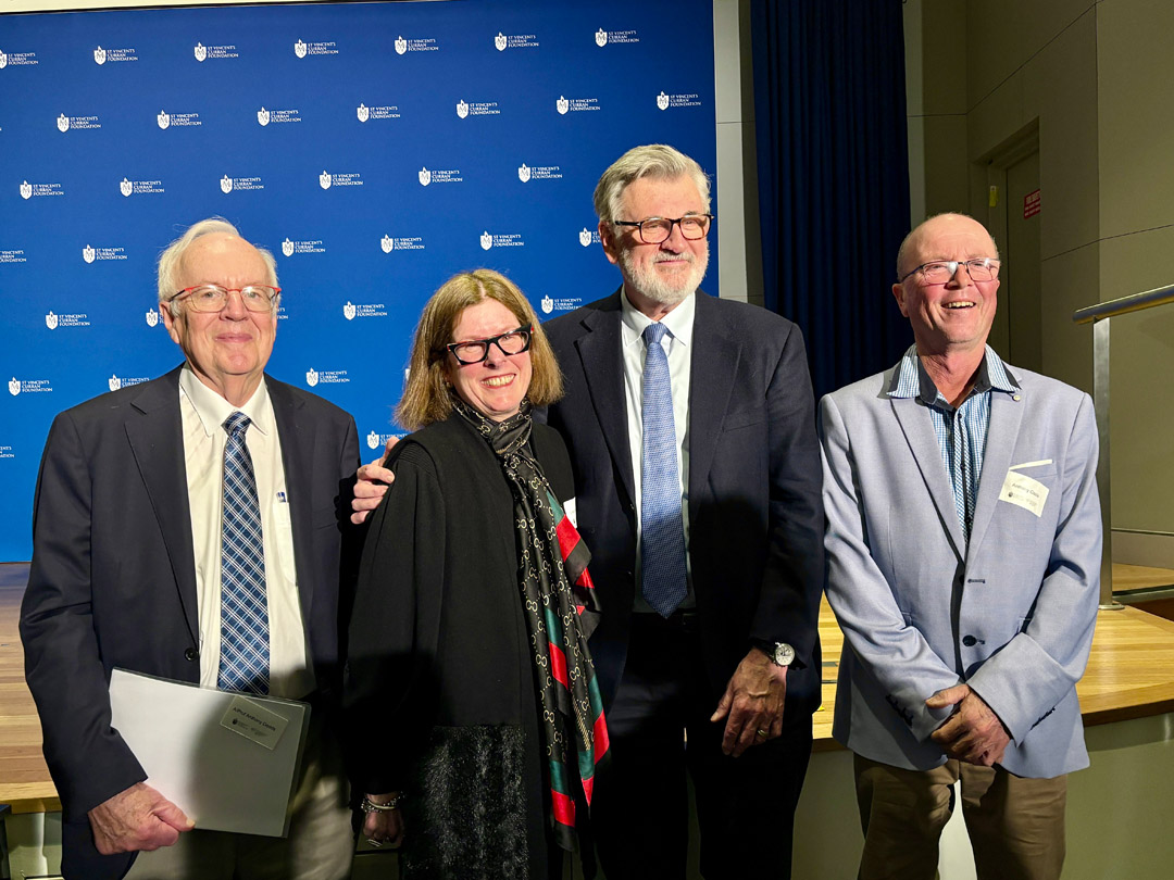 celebrating 50 years since the first bone marrow transplant at St Vincent's Hospital in Sydney.